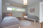 Schlafzimmer - Störtebekers Reethus mit Sauna, Kamin und Terrasse - Top-Hundeurlaub