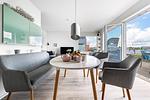 Wohnzimmer - Ferienwohnung Kleine Freiheit Olpenitz - Top-Hundeurlaub
