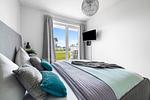 Schlafzimmer - Ferienwohnung Kleine Freiheit Olpenitz - Top-Hundeurlaub