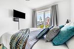 Schlafzimmer - Ferienwohnung Kleine Freiheit Olpenitz - Top-Hundeurlaub