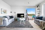 Wohnzimmer - Ferienwohnung Kleine Freiheit Olpenitz - Top-Hundeurlaub