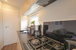 Küche / Küchenzeile - Ferienhaus Ostseechalet Kompass Gelting - Top-Hundeurlaub
