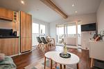 Wohnzimmer - Ferienhaus Ostseechalet Kompass Gelting - Top-Hundeurlaub