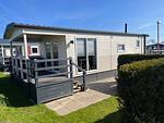 Hauptansicht - Ferienhaus Ostseechalet Kompass Gelting - Top-Hundeurlaub