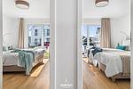 Schlafzimmer - Ferienwohnung Sonnenaufgang Olpenitz - Top-Hundeurlaub