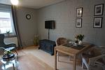 Wohnzimmer - Ferienwohnung Austernperle Dagebüll - Top-Hundeurlaub