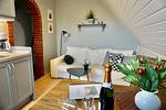 Wohnzimmer - Ferienwohnung Wattwurm Dagebüll - Top-Hundeurlaub