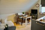 Wohnzimmer - Ferienwohnung Wattwurm Dagebüll - Top-Hundeurlaub