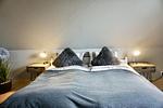 Schlafzimmer - Ferienwohnung Deichblick Dagebüll - Top-Hundeurlaub