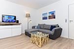 Wohnzimmer - Ferienhaus Fries am Yachthafen - Top-Hundeurlaub
