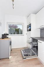 Küche / Küchenzeile - Ferienhaus Fries am Yachthafen - Top-Hundeurlaub