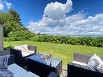 Terrasse - Ferienwohnung Bootshaus Olpenitz - Top-Hundeurlaub