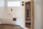 Sauna - Ferienwohnung Bootshaus Olpenitz - Top-Hundeurlaub