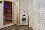 Badezimmer - Ferienwohnung Bootshaus Olpenitz - Top-Hundeurlaub