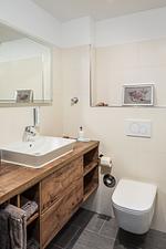 Badezimmer - Ferienwohnung Krabbe - Top-Hundeurlaub