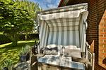 Terrasse - Ferienhaus 8er Huus Wangarou - Top-Hundeurlaub