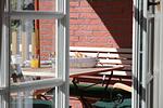 Terrasse - Romantik-Residenz Landhaus Greetsiel - B - Top-Hundeurlaub