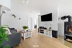 Wohnzimmer - Ferienwohnung Ocean Time Olpenitz - Top-Hundeurlaub