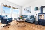 Wohnzimmer - Ferienwohnung Hannas Ostseezeit Olpenitz - Top-Hundeurlaub
