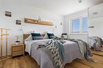 Schlafzimmer - Ferienwohnung Kiek Ut Olpenitz - Top-Hundeurlaub