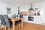 Küche / Küchenzeile - Ferienwohnung Kiek Ut Olpenitz - Top-Hundeurlaub