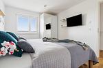 Schlafzimmer - Ferienwohnung Kiek Ut Olpenitz - Top-Hundeurlaub