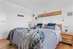 Schlafzimmer - Ferienwohnung Kiek Ut Olpenitz - Top-Hundeurlaub