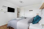 Schlafzimmer - Ferienwohnung Kiek Ut Olpenitz - Top-Hundeurlaub