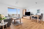Wohnzimmer - Ferienwohnung Kiek Ut Olpenitz - Top-Hundeurlaub