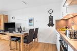 Küche / Küchenzeile - Ferienwohnung Kiek Ut Olpenitz - Top-Hundeurlaub