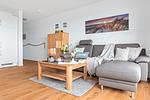 Wohnzimmer - Ferienwohnung Kiek Ut Olpenitz - Top-Hundeurlaub