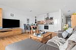 Wohnzimmer - Ferienwohnung Kiek Ut Olpenitz - Top-Hundeurlaub