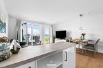 Wohnzimmer - Ferienwohnung Hafenflair 2, App. 3 Olpenitz - Top-Hundeurlaub