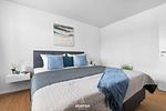 Schlafzimmer - Ferienwohnung Hafenflair 2, App. 3 Olpenitz - Top-Hundeurlaub