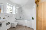 Badezimmer - Ferienwohnung Ocean Breeze Olpenitz - Top-Hundeurlaub