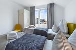 Schlafzimmer - Ferienwohnung Ocean Breeze Olpenitz - Top-Hundeurlaub