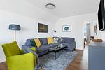 Wohnzimmer - Ferienwohnung Ocean Breeze Olpenitz - Top-Hundeurlaub