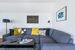 Wohnzimmer - Ferienwohnung Ocean Breeze Olpenitz - Top-Hundeurlaub