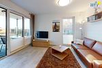 Wohnzimmer - Ferienwohnung Nordseekieker - Top-Hundeurlaub