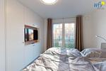 Schlafzimmer - Ferienwohnung Nordseekieker - Top-Hundeurlaub
