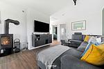Wohnzimmer - Ferienhaus Strandhaus 37 Olpenitz - Top-Hundeurlaub