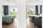 Wohnzimmer - Ferienhaus Strandhaus 37 Olpenitz - Top-Hundeurlaub