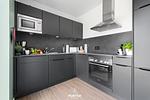 Küche / Küchenzeile - Ferienhaus Strandhaus 37 Olpenitz - Top-Hundeurlaub