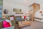 Wohnzimmer - Ferienwohnung Emily mit Garten, Sauna und Terrasse mit Grill - Top-Hundeurlaub