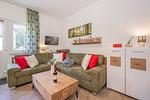 Wohnzimmer - Ferienwohnung Emily mit Garten, Sauna und Terrasse mit Grill - Top-Hundeurlaub