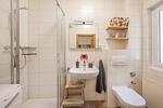 Badezimmer - Ferienwohnung Emily mit Garten, Sauna und Terrasse mit Grill - Top-Hundeurlaub
