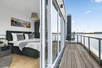 Schlafzimmer - Ferienhaus Am Pier Olpenitz - Top-Hundeurlaub