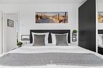 Schlafzimmer - Ferienhaus Am Pier Olpenitz - Top-Hundeurlaub
