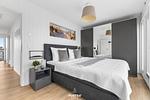 Schlafzimmer - Ferienhaus Am Pier Olpenitz - Top-Hundeurlaub