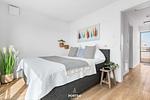 Schlafzimmer - Ferienhaus Saltkrokan Olpenitz - Top-Hundeurlaub